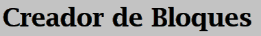 Creador-de-Bloques